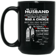 Personalized To My Husband Meeting You Was Fate Becoming Your Friend Was A Choice Mug Custom Name Coffee Mugs