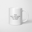 What (and I can't stress this enough) the fuck - WTF Funny Mug