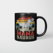 Mamasaurus T-Rex Dinosaur Mama Saurus Family Matching Vintage Mug