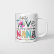 I Love Being Called Nana Daisy Flower Mug Funny Mother's Day Gifts