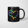 Personalized Mama Bear Heart Colorful Mother's Day Mug Gift For Mom Custom Mug
