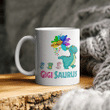 Gigisaurus Mug Gigi Saurus Dinosaur Funny Mother's Day Gift Mug