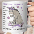 Funny Donkey Fibromyalgia’s A Real Pain In The Body And Sometimes Even My Hair Hurts Mug