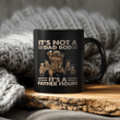 Personalized It's Not A Dad Bod It's A Father Figure Daddy Bear Custom Kid's Name Mug Gift For Dad, Custom Daddy Bear Father's Day Mug