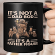 Personalized It's Not A Dad Bod It's A Father Figure Daddy Bear Custom Kid's Name Mug Gift For Dad, Custom Daddy Bear Father's Day Mug
