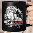 Unclesaurus Mug T Rex Uncle Saurus Dinosaur Men Boys
