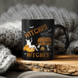 Camping Witches With Hitches Halloween Mug Cat Lovers Mug