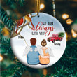 We Are Always With You – Couple Personalized Ornament