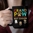 GrandPaw Like A Regular Grandpa But Cooler Dog Love Vintage Personalized Dog Mug - Grand Paw Dog Coffee Mugs Gift For Dad