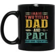 I Have Two Titles Dad And Papi Funny Fathers Day Gifts Daddy Mug
