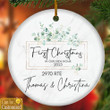 First Christmas In Our New Home Personalized Ornament - 1st Christmas Gift