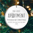 Our 1st Apartment Personalized Ornament - First Christmas Gift