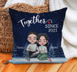 Couple Pillow, Together Since Pillow, Christmas Gift Anniversary Gift For Couple, Husband Wife