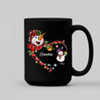Grandma Snowman Personalized Mug Christmas Gift For Grandma, Christmas Gift For Family