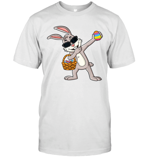 Dabbing Rabbit Easter Day Eggs Dab Boys Girls Kids Shirt