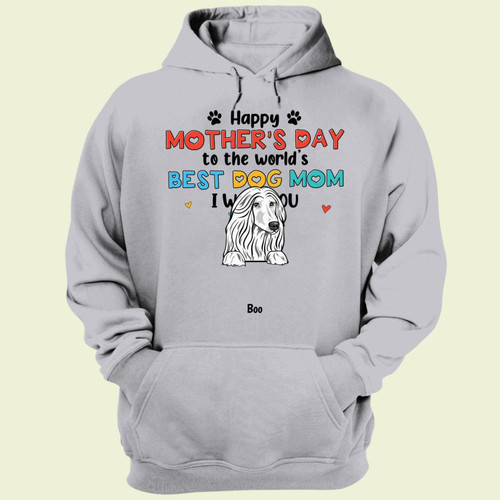 We Woof You Mom Mother Personalized Shirt Mother's Day Gift for Mom, Mama, Parents, Mother, Grandmother