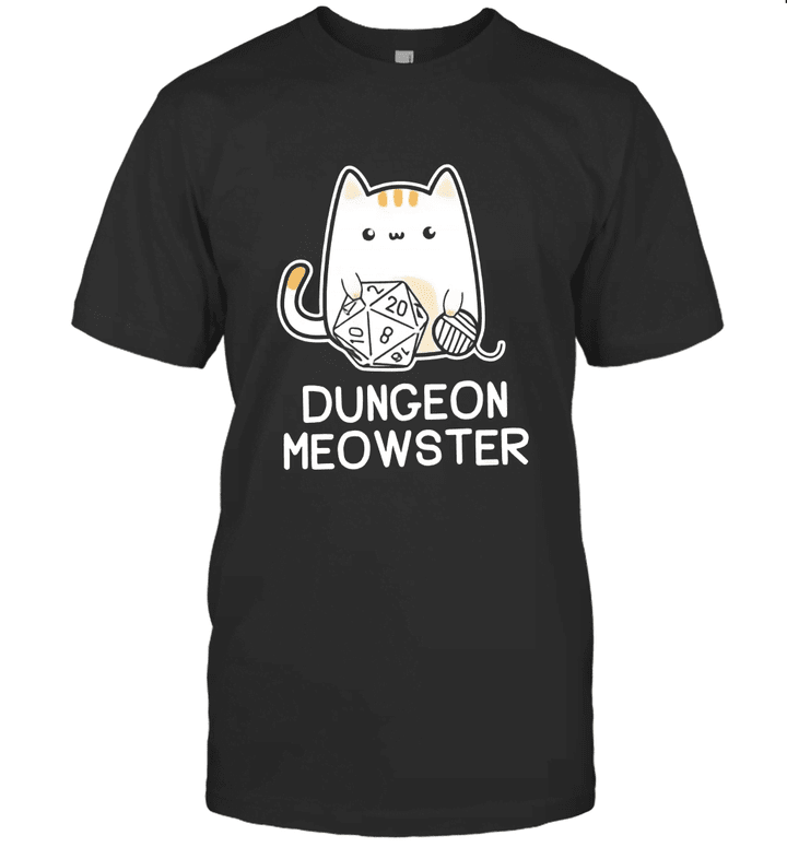 Dungeon Meowster Dungeons And Dragons Cat Funny Shirt