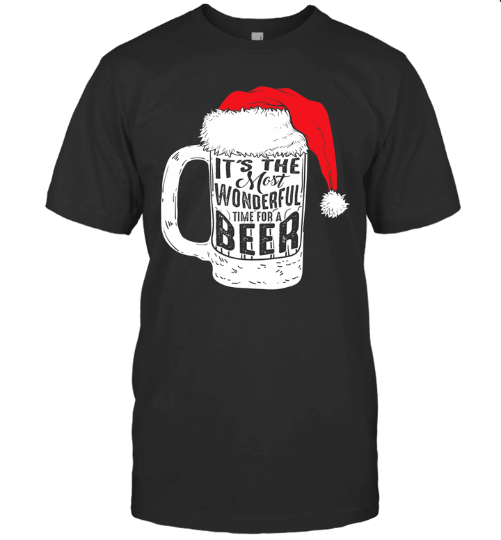 It's The Most Wonderful Time For A Beer Shirt Christmas Gift