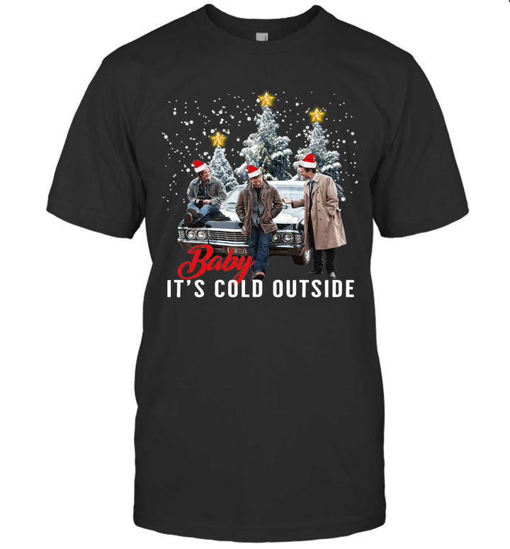 Supernatural Baby it's Cold Outside Christmas Shirt