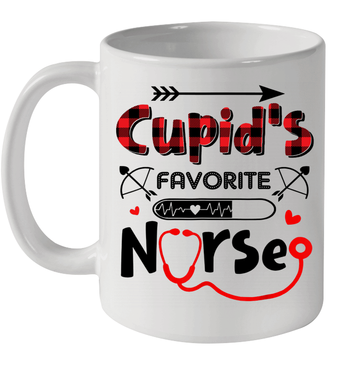 Cupid's Favorite Nurse Valentine's Day Nursing Medical Mug
