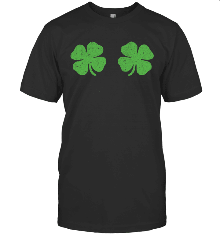 Irish Shamrock Boobs Saint St Patrick's Paddys Day Shirt