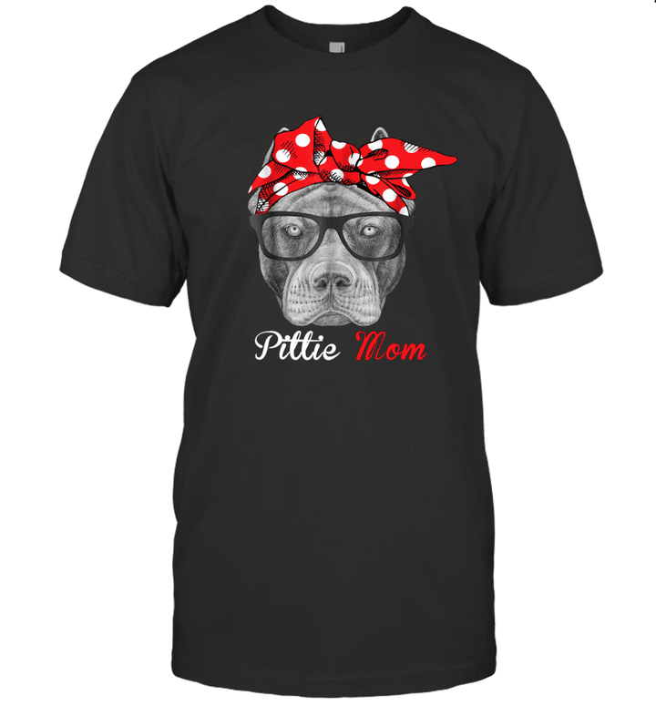 Pittie Mom Shirt For Pitbull Dog Lovers Mothers Day Gift