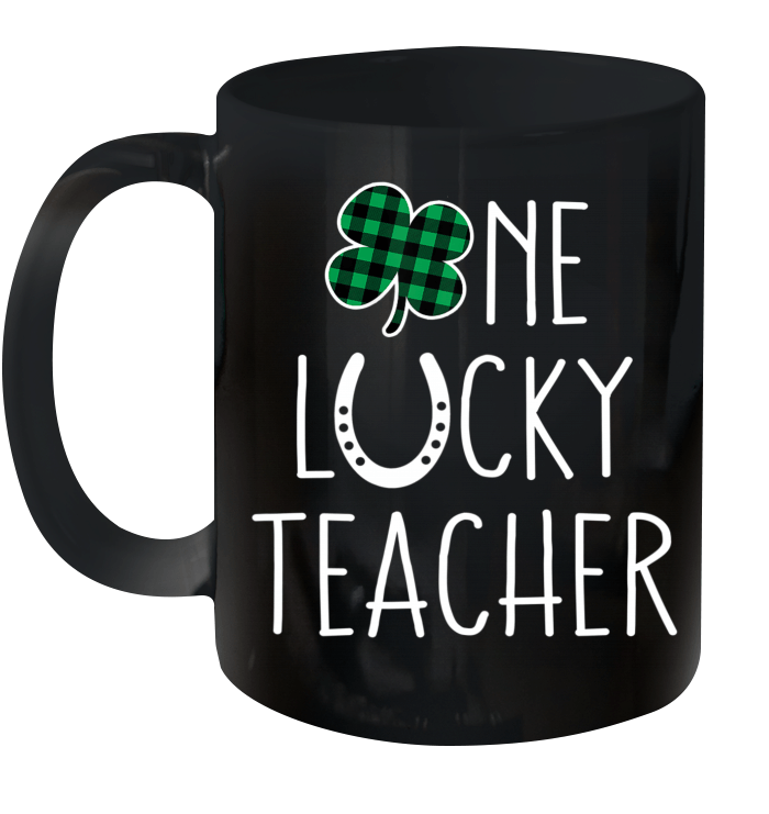 Funny St Patrick's Day Gift For Prek Kinder One Lucky Teacher Mug