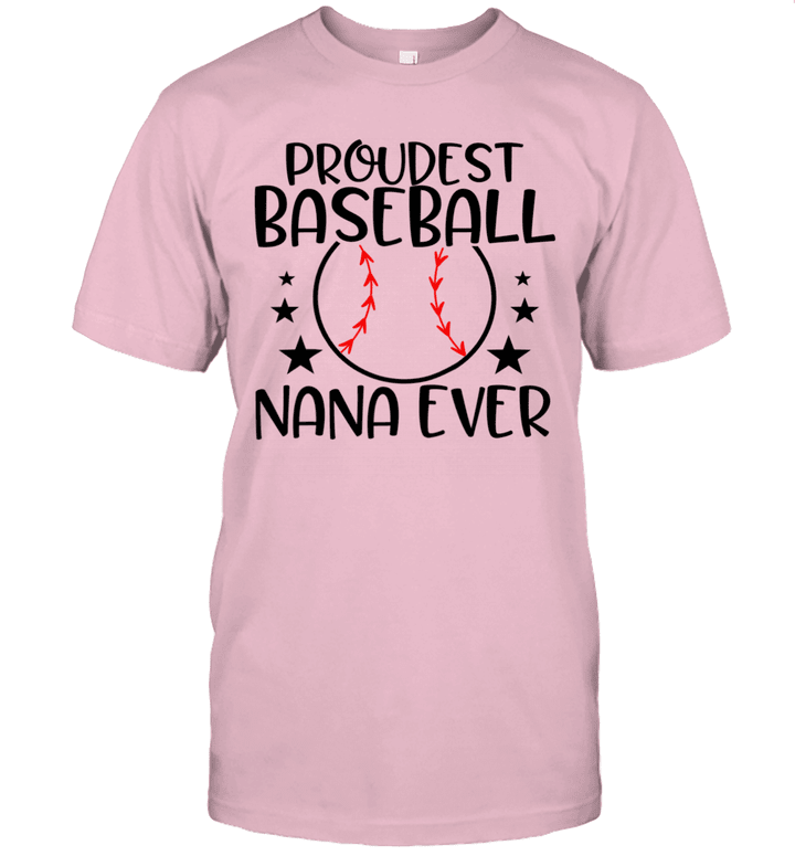 Baseball Grandma Proud Baseball Nana Family Game Day Shirt
