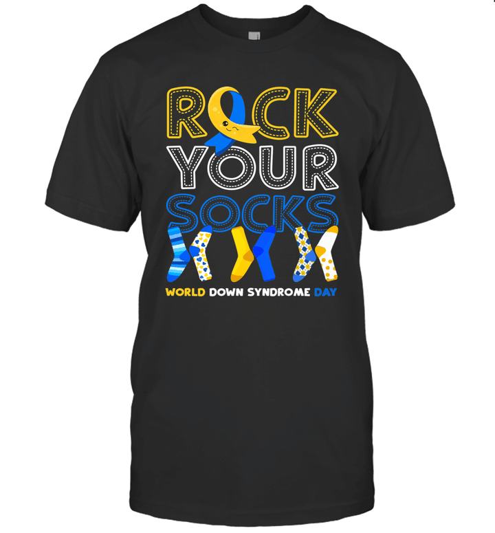 World Down Syndrome Day Rock Your Socks Awareness Shirt