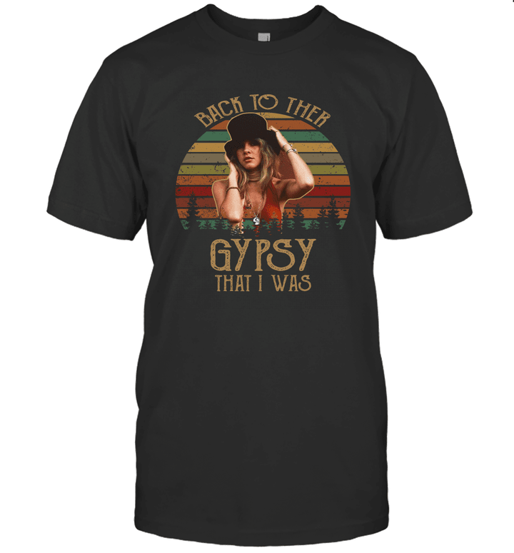 Retro Vintage Stevie Nicks Back To The Gypsy That I Was Shirts