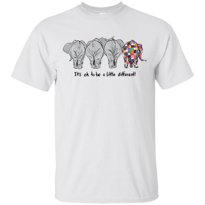 Elephants Autism It’s ok to be a little different shirt