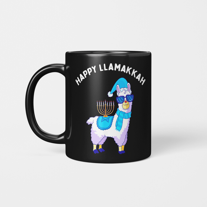 Happy Llamakkah Hanukkah Llama Chanukah Alpaca Women Gift Mug