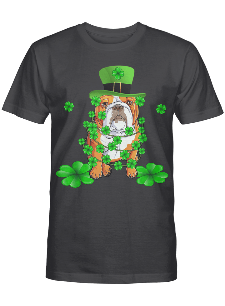 Dabbing English Bulldog St Patrick's Day T-Shirt
