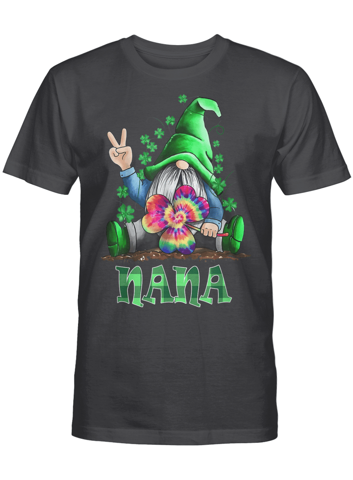 Nana Gnome St. Patrick's Day Matching Family Gifts T-Shirt