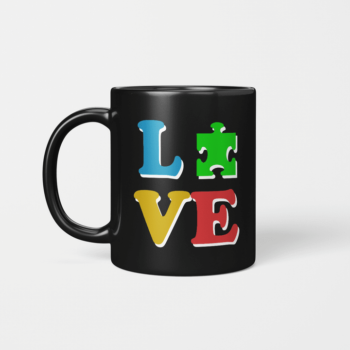 Love Autism Autism Awareness Gifts Mug
