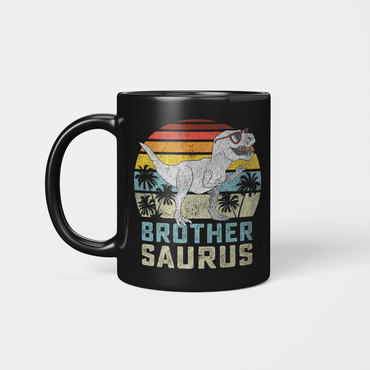 Brothersaurus T-Rex Dinosaur Brother Saurus Family Matching Vintage Mug