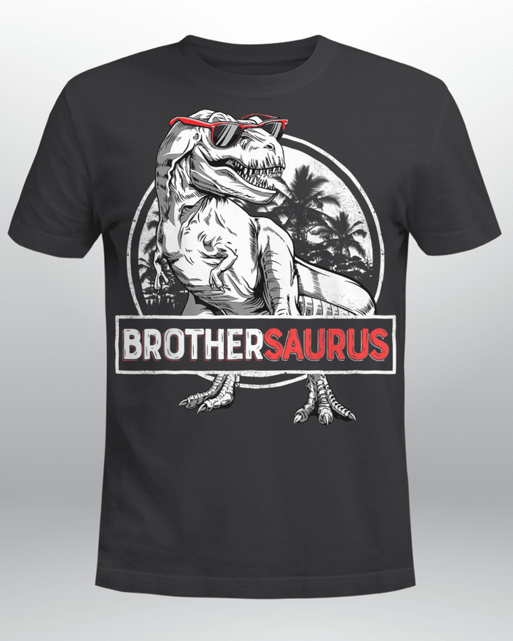 Brothersaurus T-Shirt T Rex Brother Saurus Dinosaur Boys