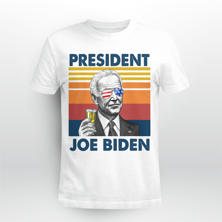 4th Of July Independence Day Joe Biden Merican Flag Vintage Shirt