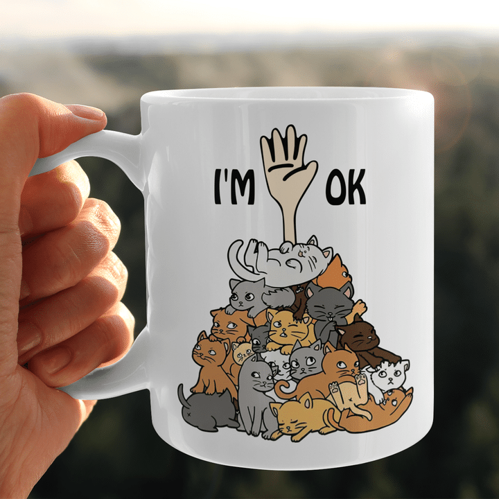 Full Of Cats I'm Ok For Cat Lover Gift Mug