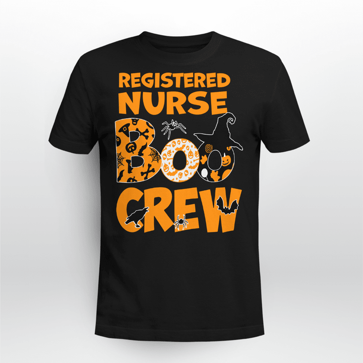 Halloween Registered Boo Crew Witch T-shirt