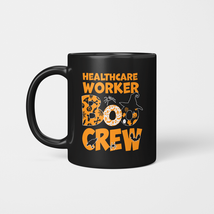 Halloween Healthcare Boo Crew Witch Gift Mug