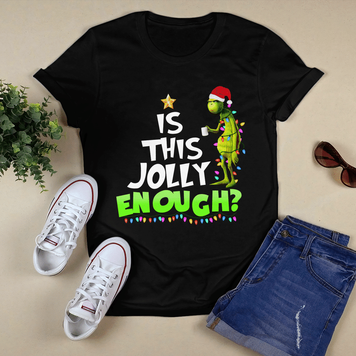 The Grinch Santa Hat Is This Jolly Enough Light Christmas Shirt Xmas Gifts