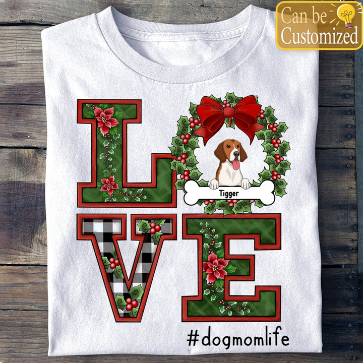 Dogs Shirt Personalized Names And Breeds Love Dog Mom Life