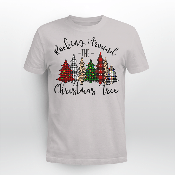 Rocking Around The Christmas Tree Buffalo Plaid Christmas Shirts