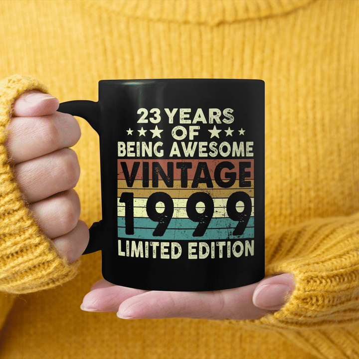 23 Years Of Being Awesome Vintage 1999 Limited Edition Mug