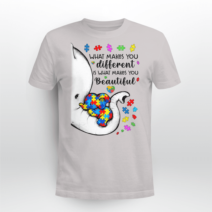 Elephant What Makes You Different Autism Child Awareness Shirt