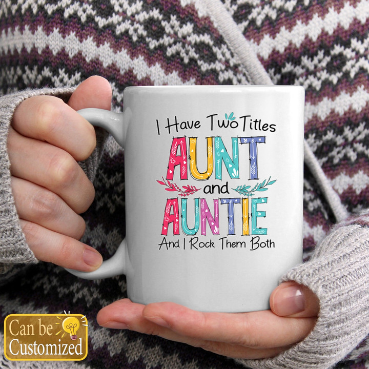 I Have Two Titles, Customized Mugs, Personalized Mother's Day gift