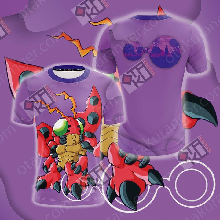 Digimon Tentomon Unisex 3D T-shirt