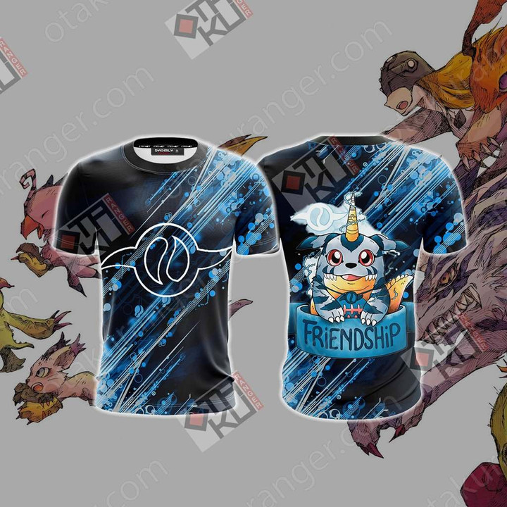 Digimon - The Crest Of Friendship Unisex 3D T-shirt