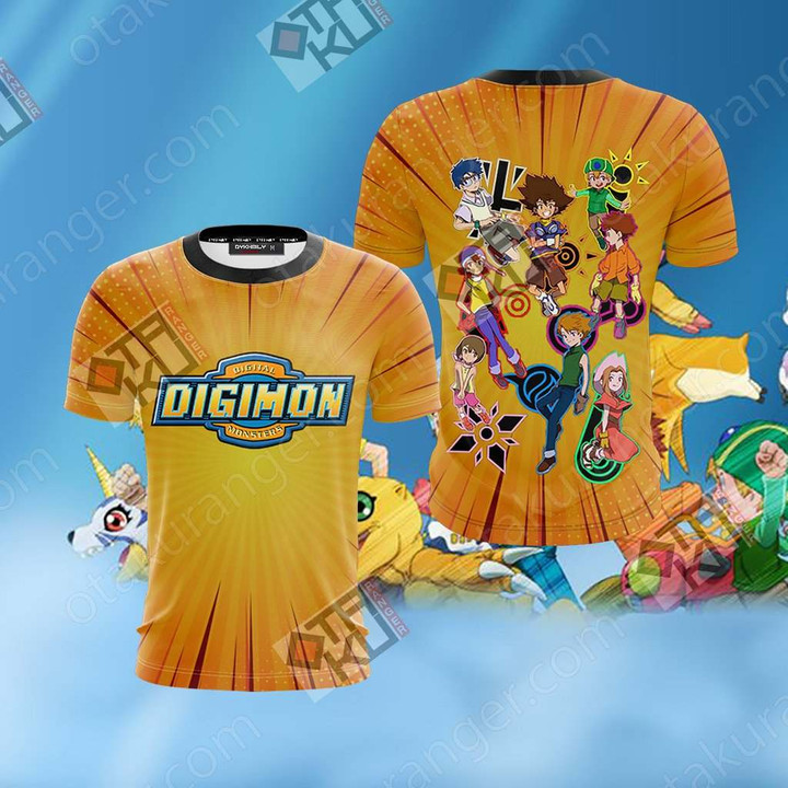 Digimon Digidestined Unisex 3D T-shirt